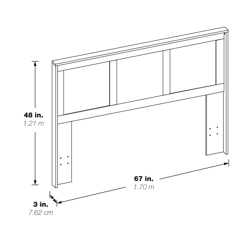 Stonebrook Queen/Full Headboard, Canyon Oak