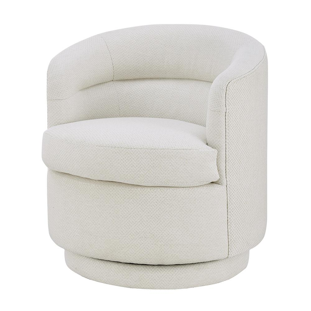 Rachel Fabric Swivel Accent Arm Chair