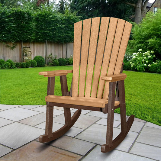 OS Home and Office Rocking Chair in Cedar with a Tudor Brown Base
