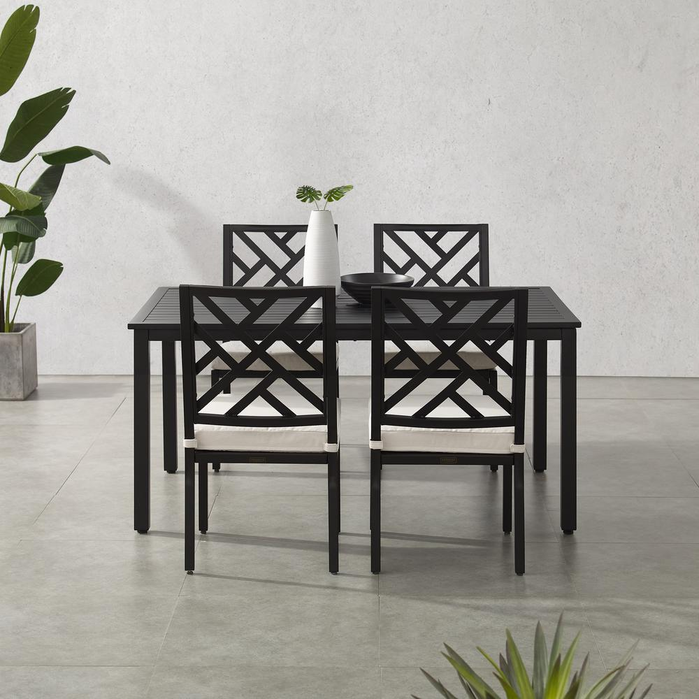 Locke 5Pc Outdoor Metal Dining Set