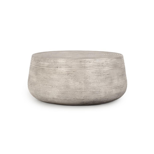 Nellie Round Concrete Outdoor Coffee Table