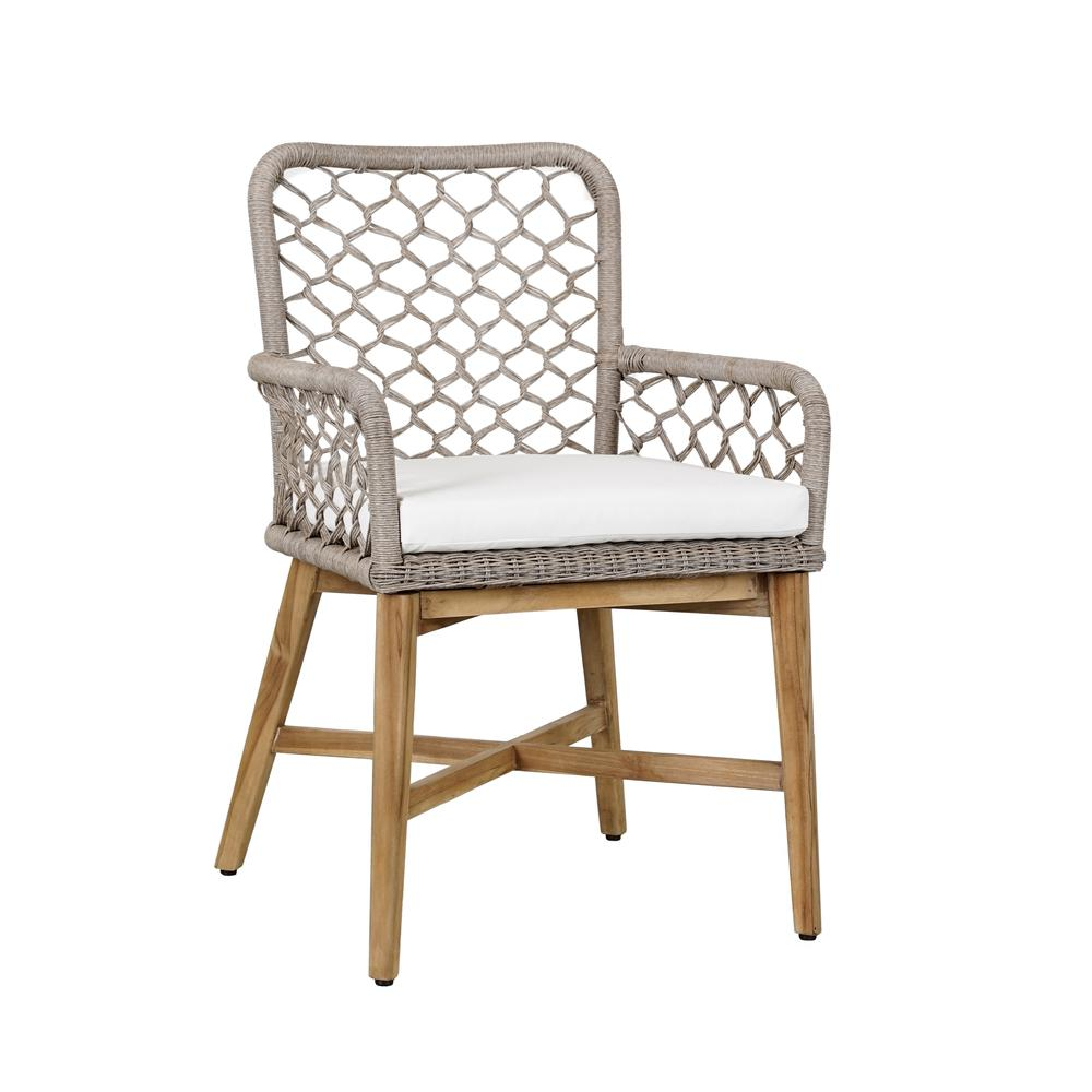 Paulo Outdoor Dining Chair Gray