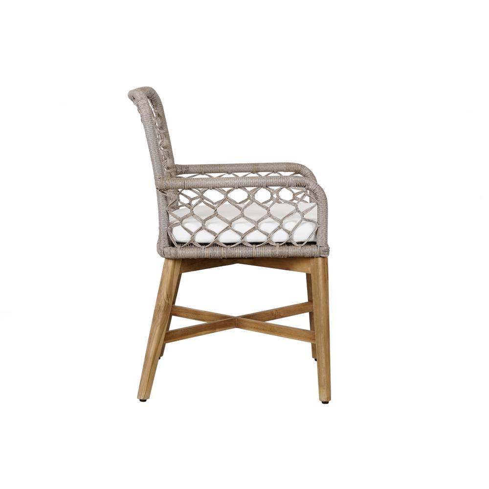 Paulo Outdoor Dining Chair Gray