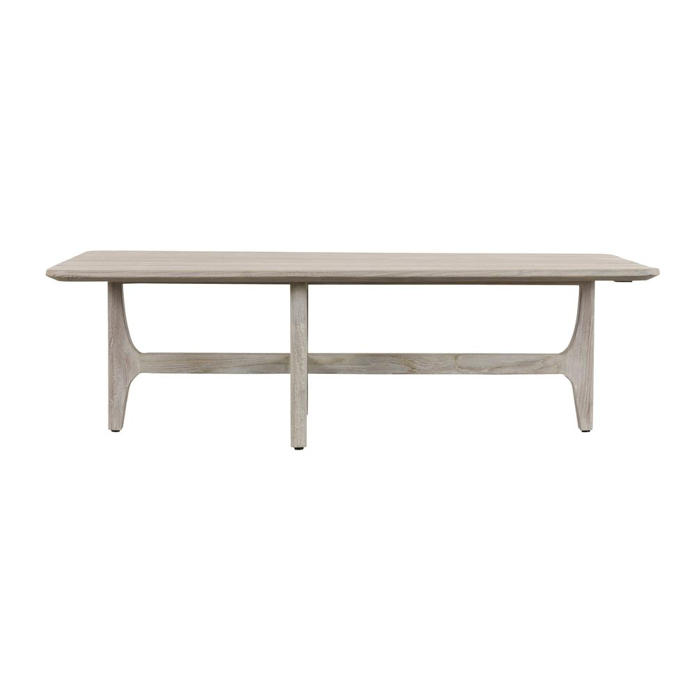 Dawn 55" Outdoor Coffee Table Gray