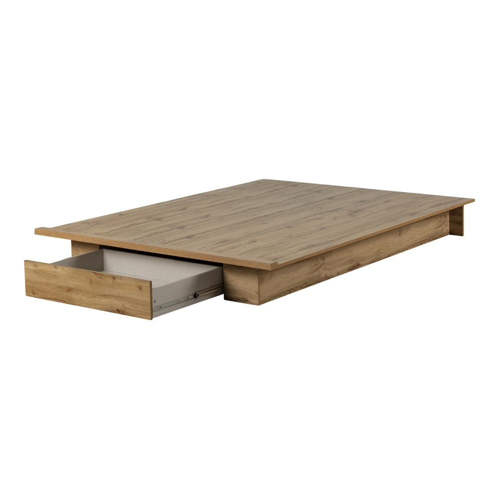 Cavalleri Platform Bed, Nordik Oak