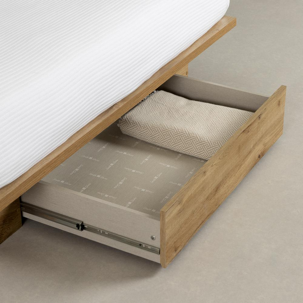 Cavalleri Platform Bed, Nordik Oak