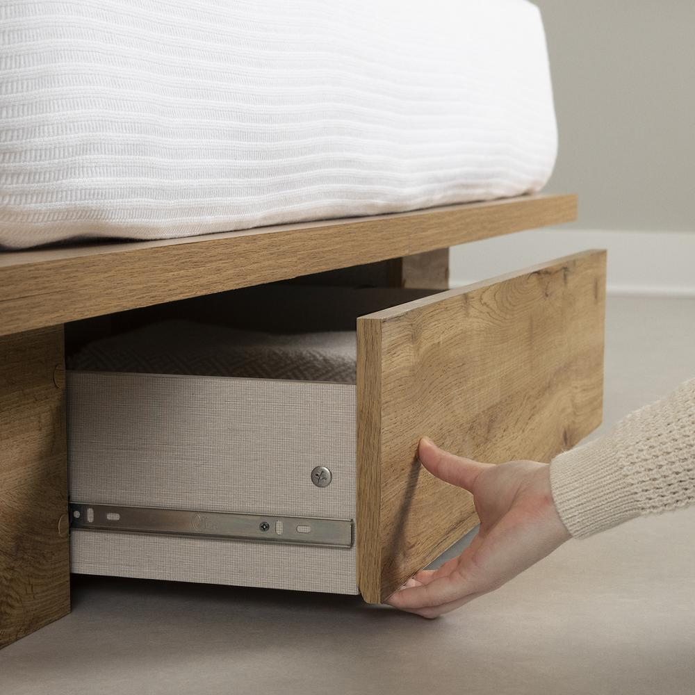 Cavalleri Platform Bed, Nordik Oak