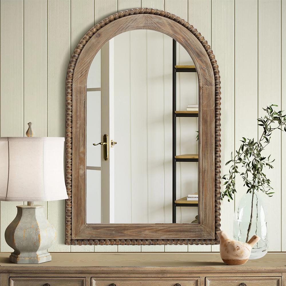 Celine Wood Framed Arch Mirror