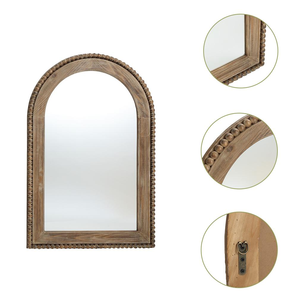 Celine Wood Framed Arch Mirror