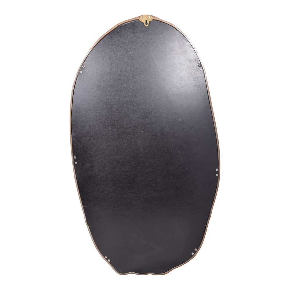 Foundry Mirror Oval Gold