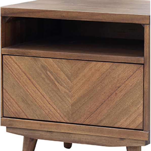 Piero Chevron Night Stand