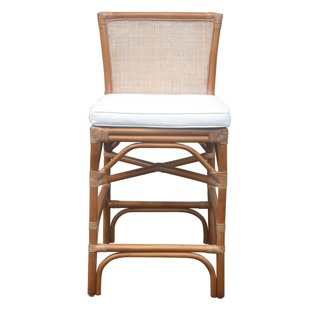 Tatum Rattan Counter Stool, (Set of 2)