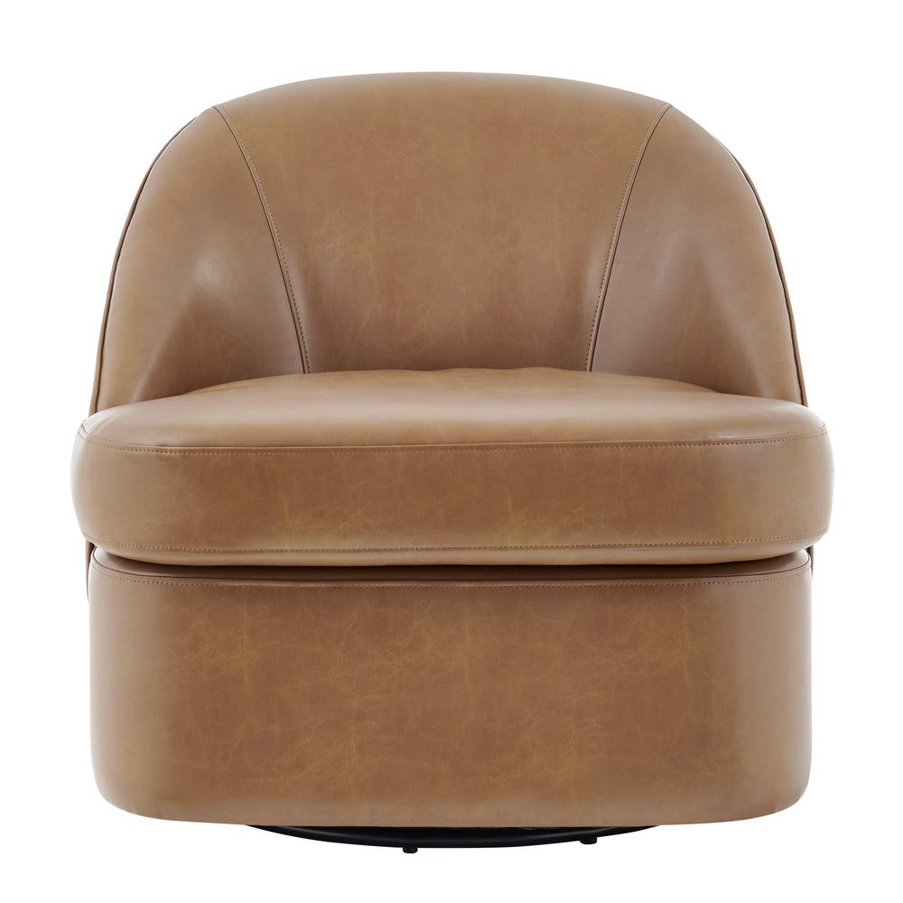 Hurley PU Swivel Accent Chair