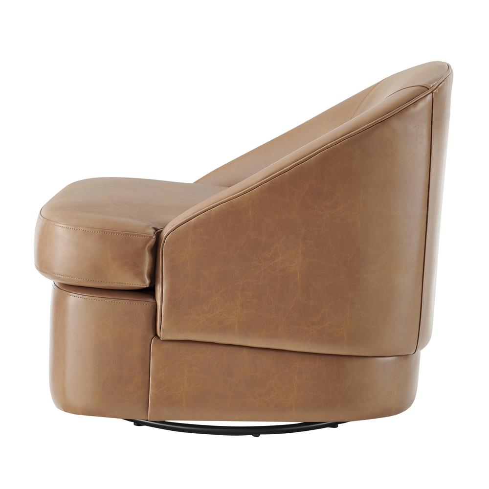 Hurley PU Swivel Accent Chair