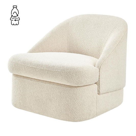 Hurley Fabric Swivel Accent Chair