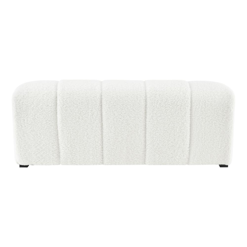 Cassy Faux Shearling Bench