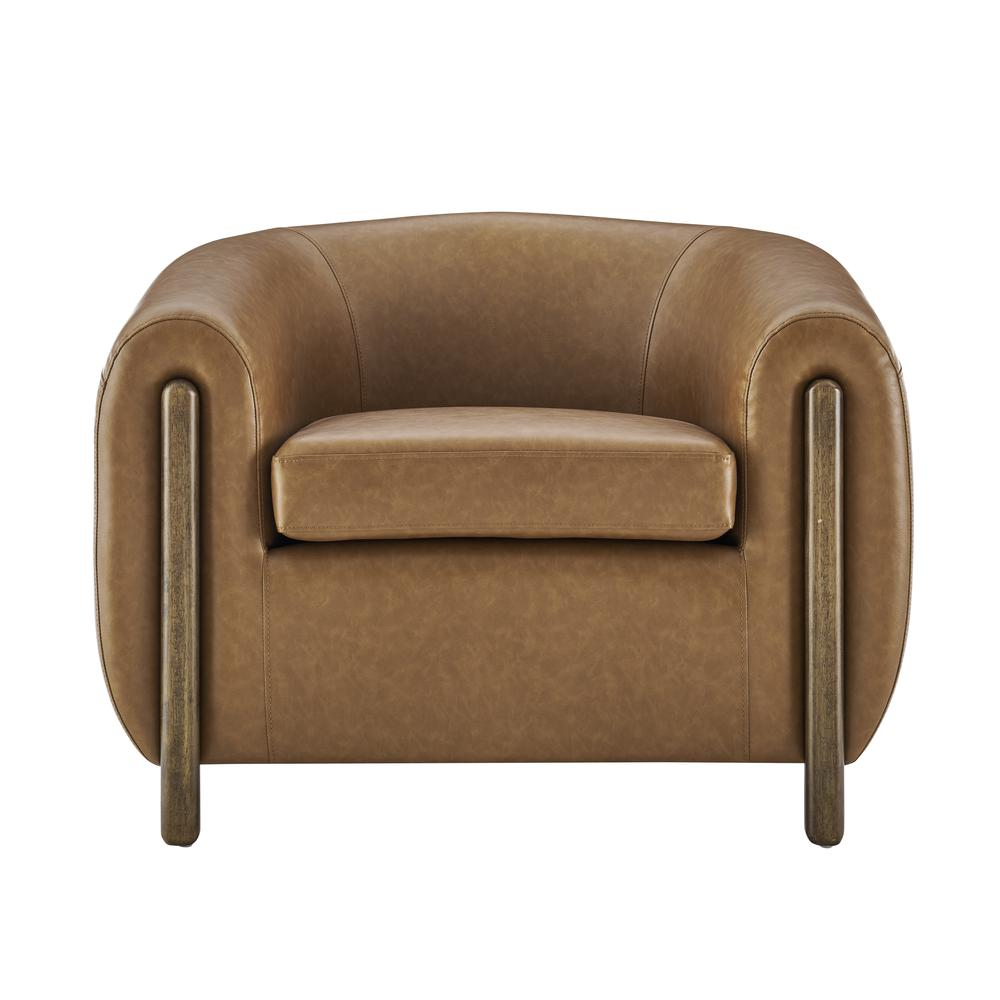 Cordelia PU Accent Arm Chair