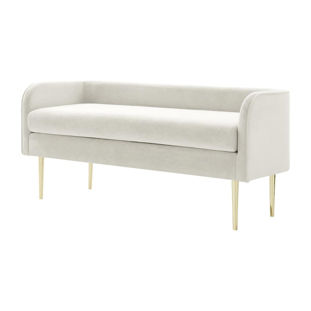 Marsha Velvet Bench