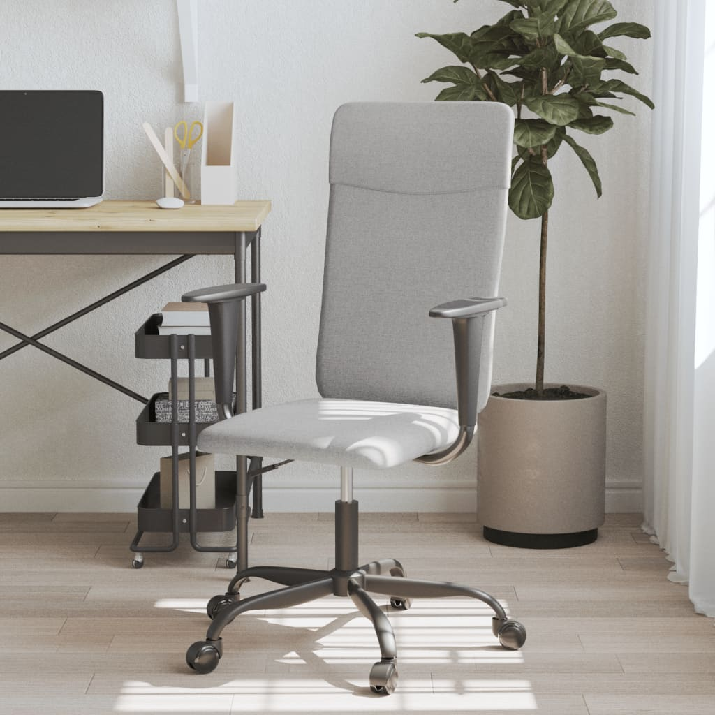 Ian Office Chair Light Gray Fabric