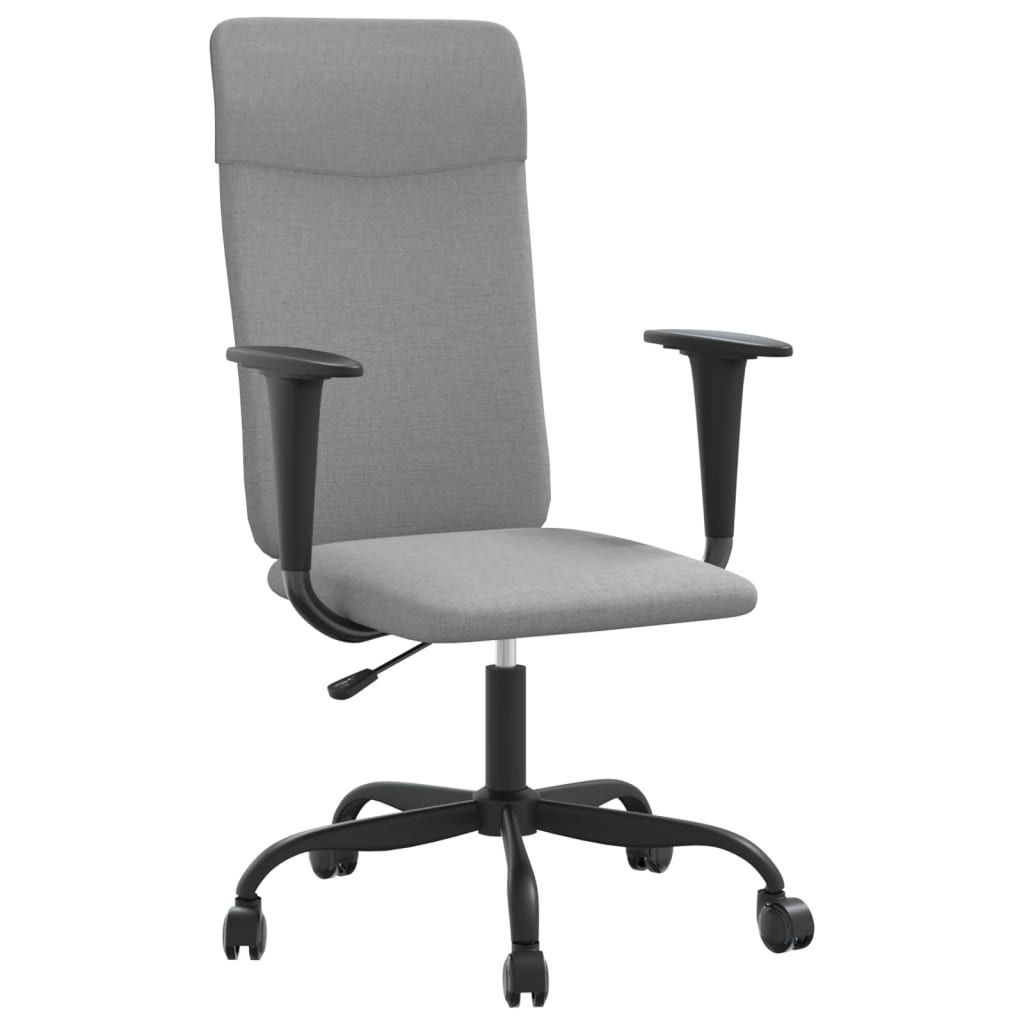 Ian Office Chair Light Gray Fabric