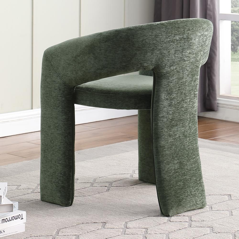 Cai Green Velvet Accent Chair