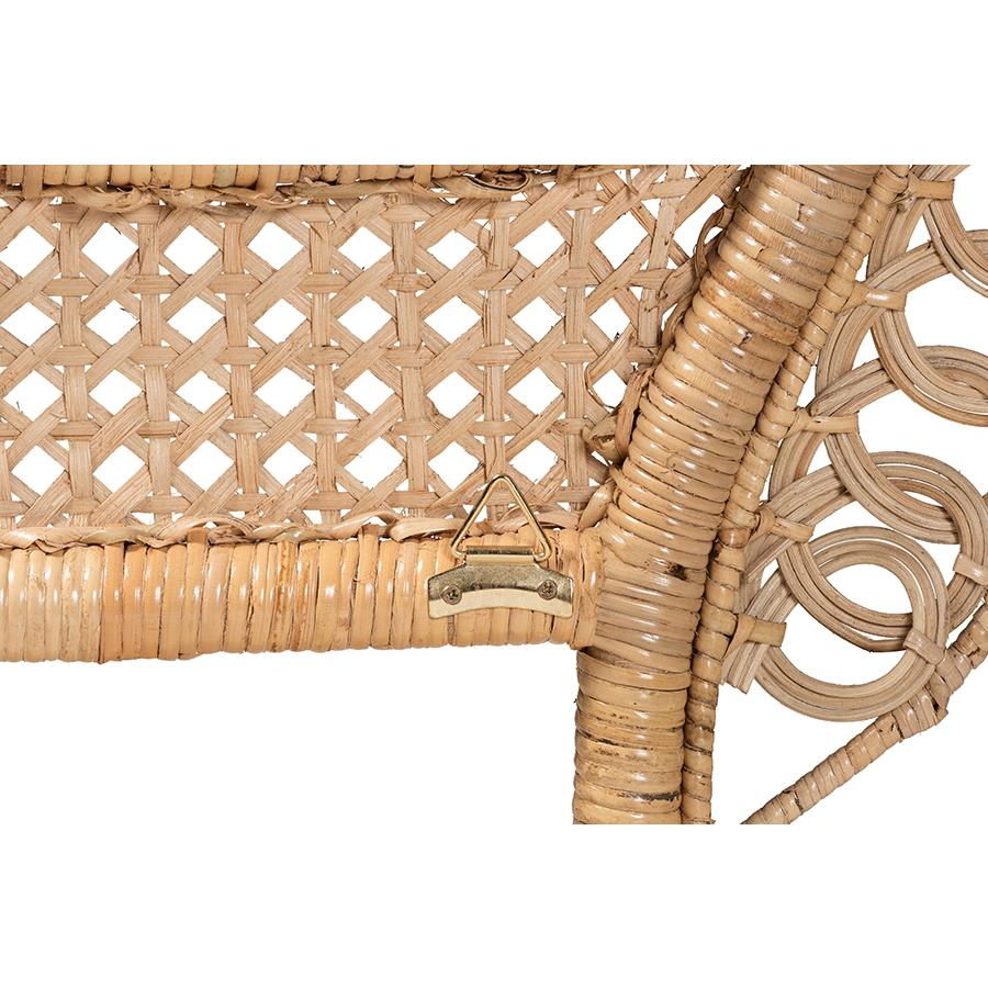 Marlette Bohemian Rattan Queen Headboard