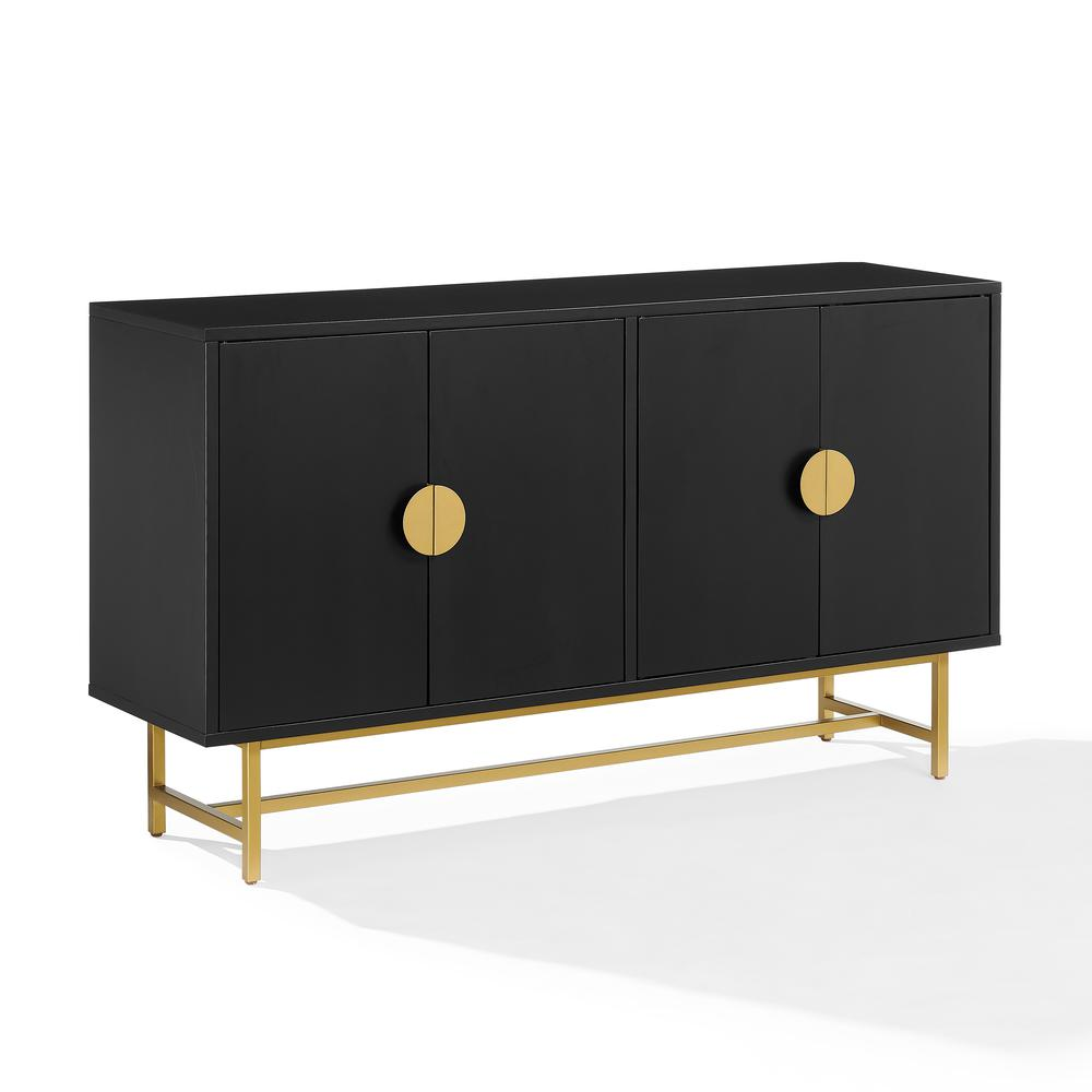 Blair Sideboard Matte Black/Gold