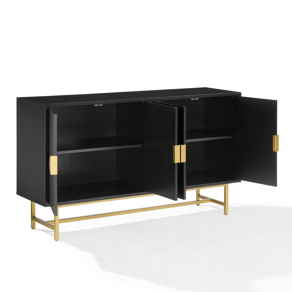 Blair Sideboard Matte Black/Gold