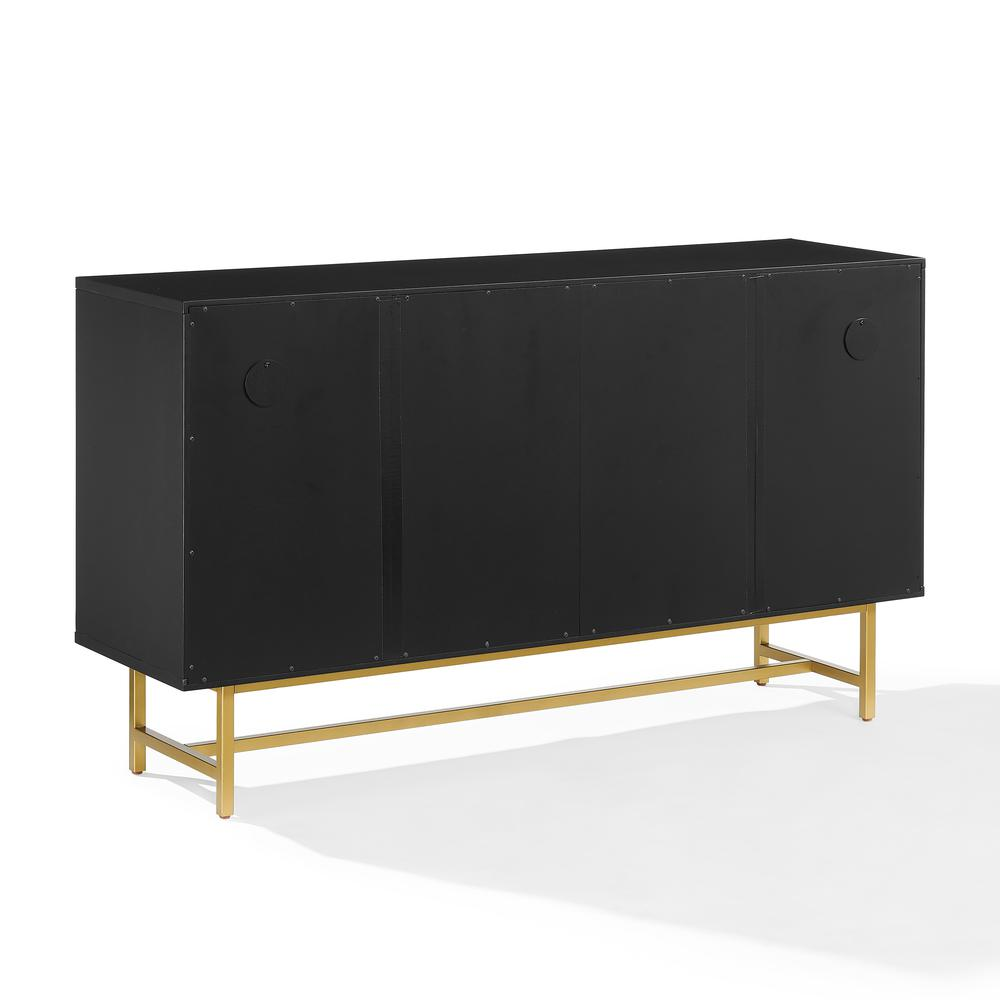 Blair Sideboard Matte Black/Gold