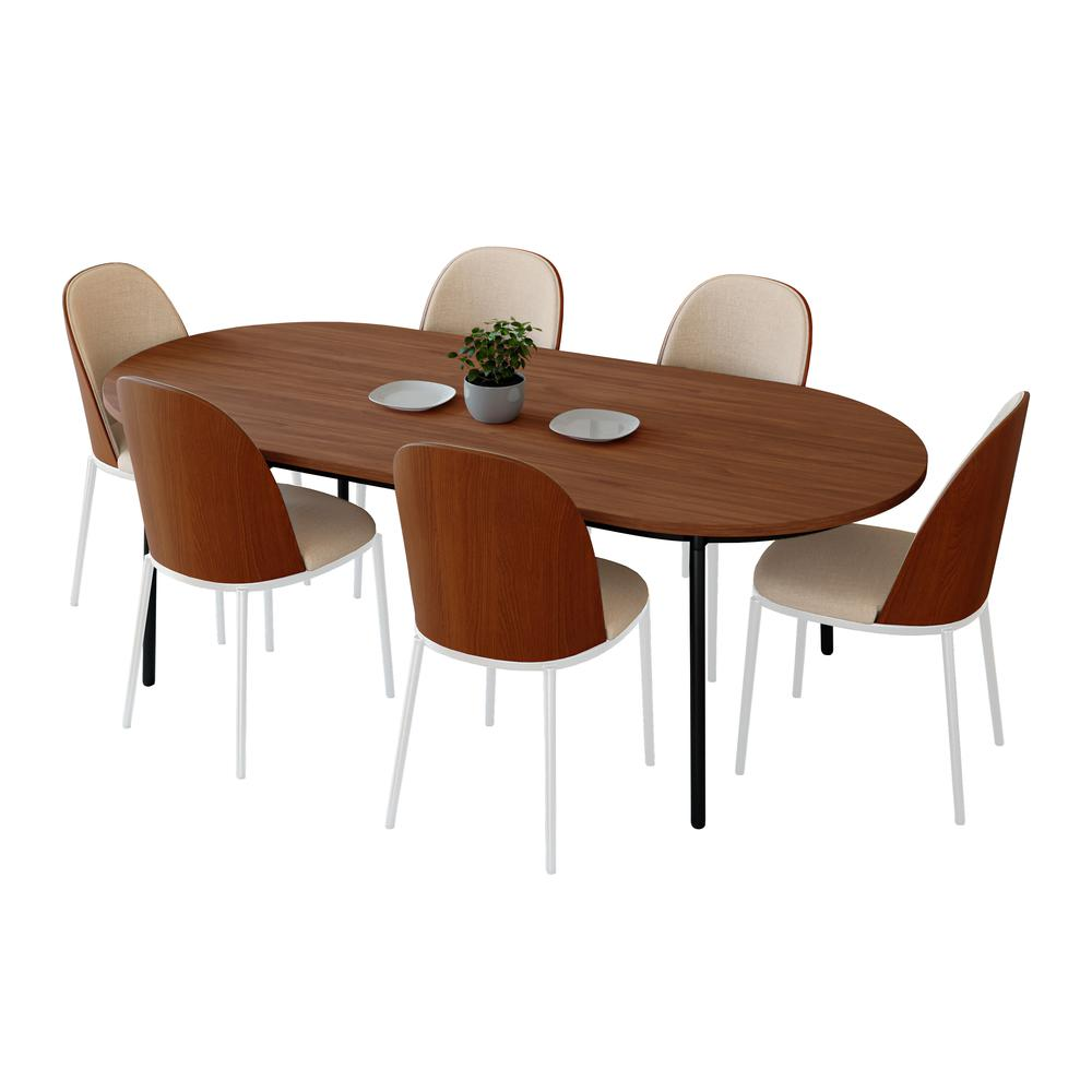 Haven 7-Piece Dining Set with 6 Dining Chairs and Dining Table