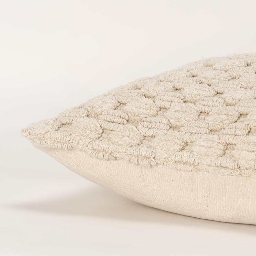 Esme 20" x 20" Down Filled Pillow Ivory