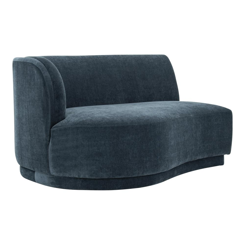 Yoon Chaise Left Nightshade Blue