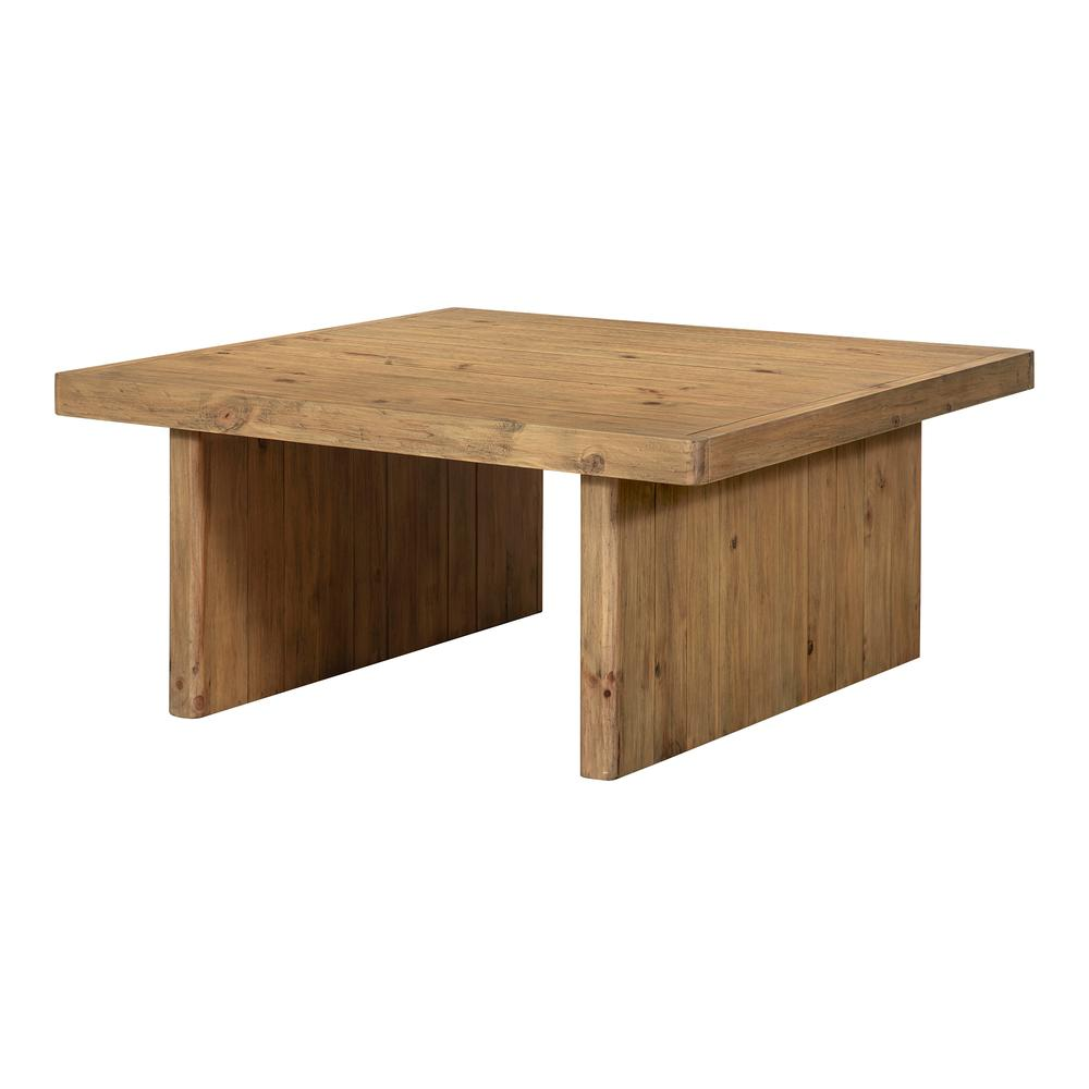 Monterey Square Coffee Table Rustic Blonde