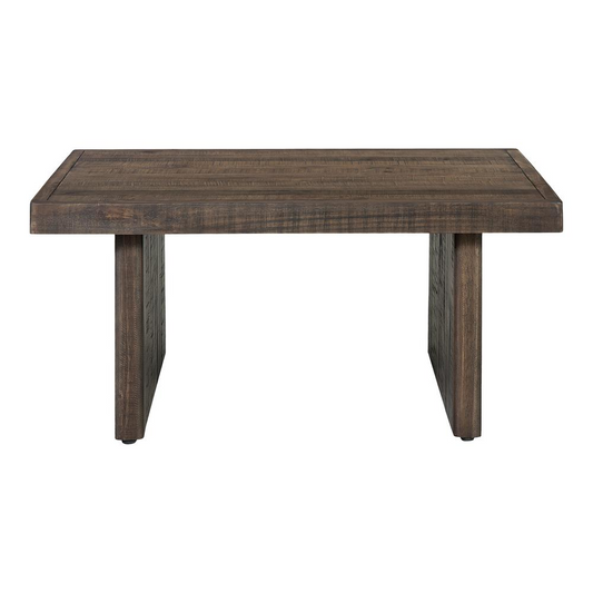 Monterey Square Coffee Table Aged Brown