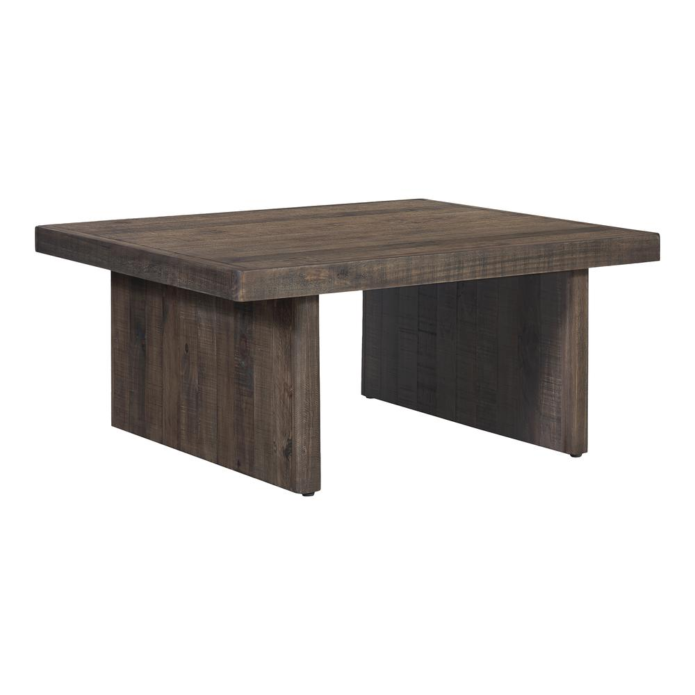 Monterey Square Coffee Table Aged Brown