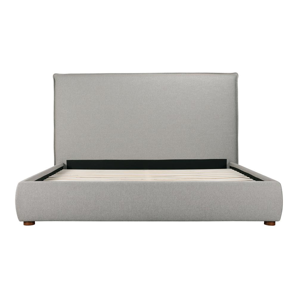 Luzon Queen Bed Tall Headboard Greystone