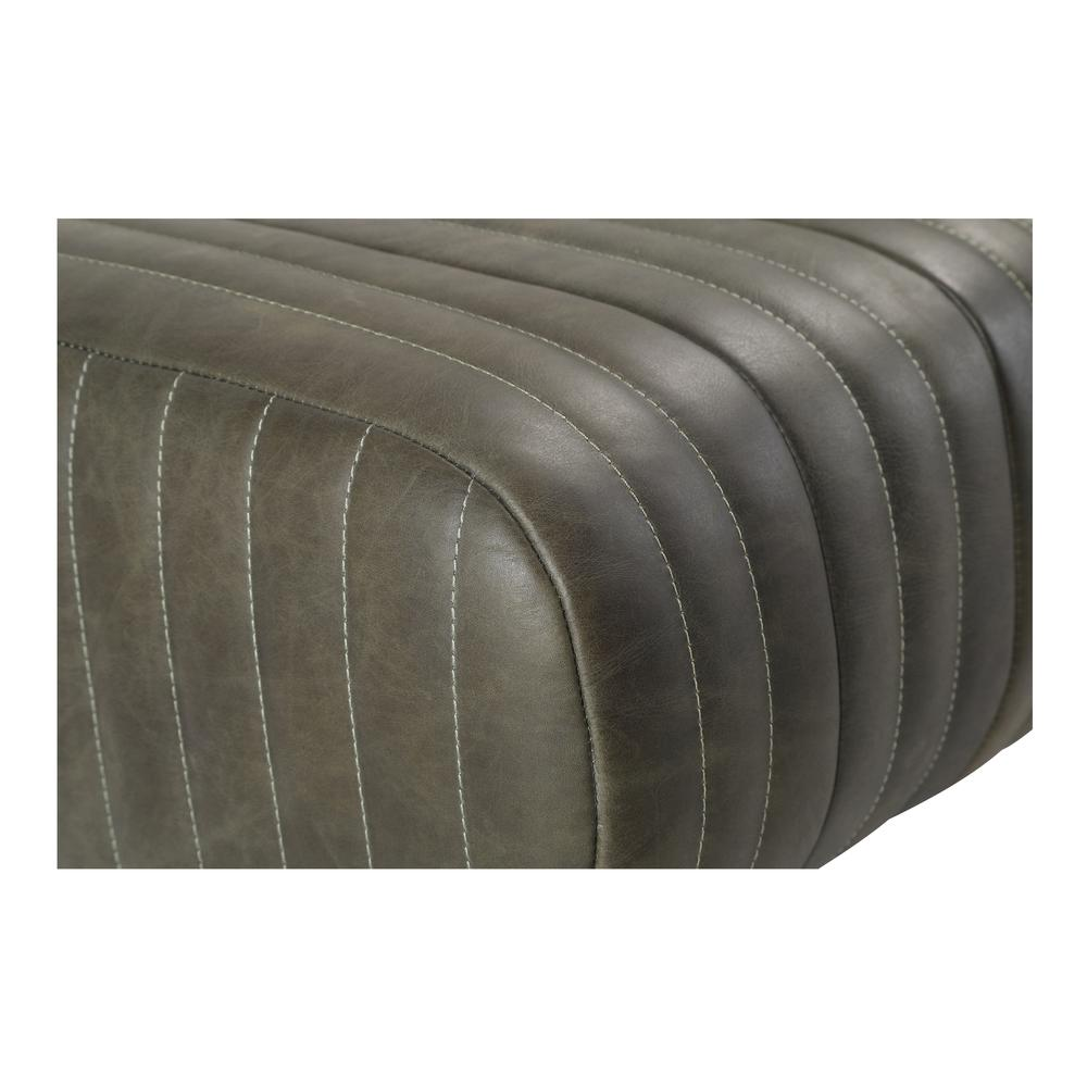 Endora Bench Charred Olive Leather