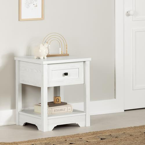 Hazen Nightstand, White Pine