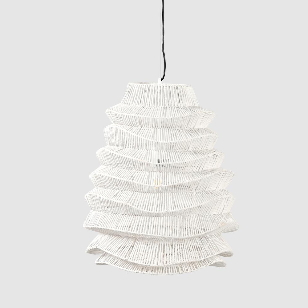 Barlow 1-Light  Rattan Woven Pendant By Kosas Home