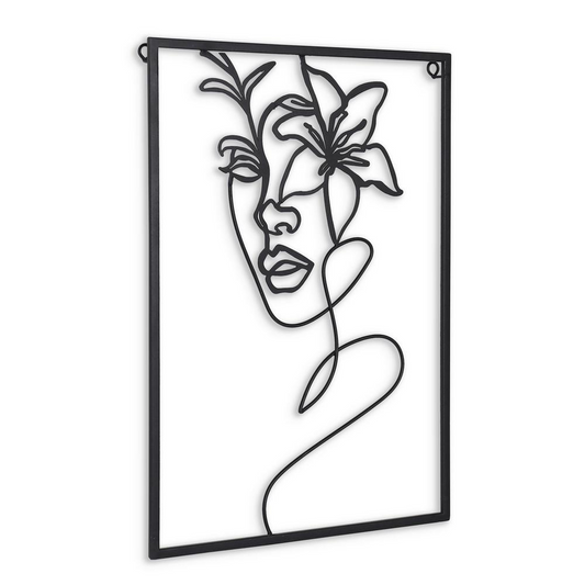 Holly, Floral Metal Wall Decor