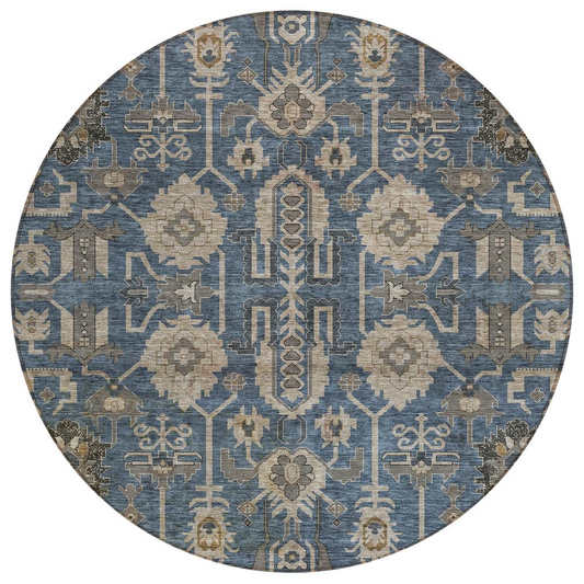 Chantille ACN697 Blue 8' x 8' Rug