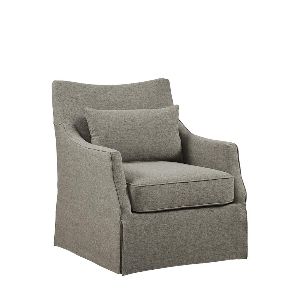 London Skirted Swivel Chair