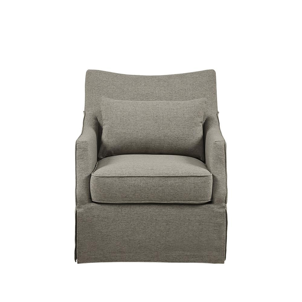 London Skirted Swivel Chair