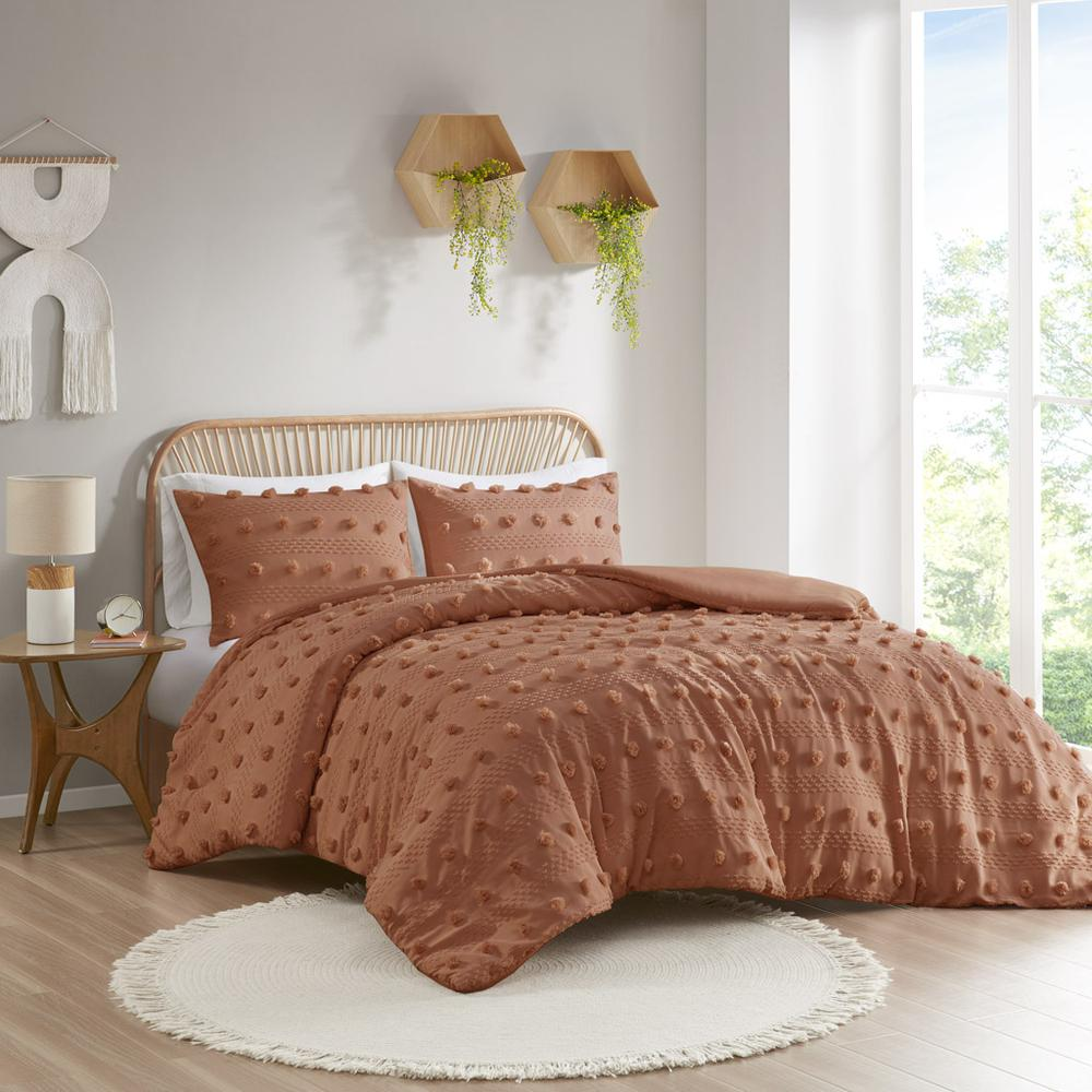 Lucy Clip Jacquard Duvet Cover Set