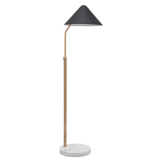 Pike Floor Lamp Black & White