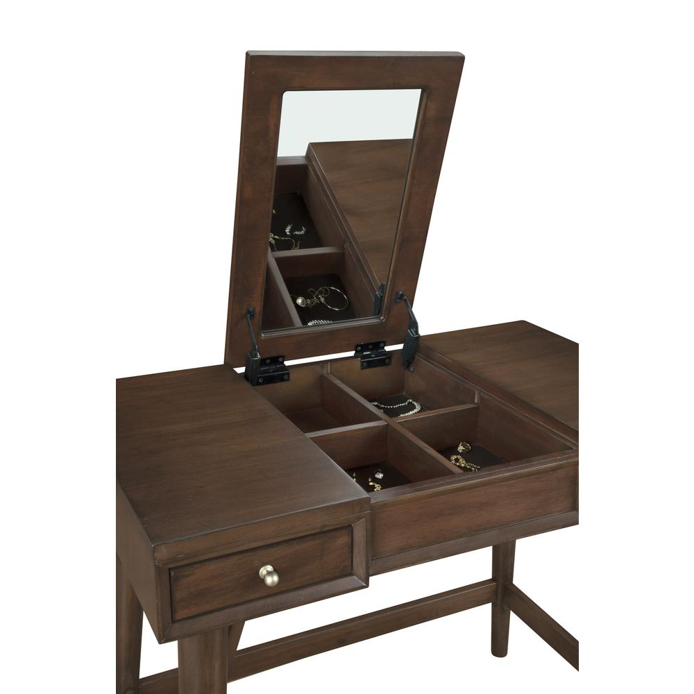 Flynn Bedroom Vanity/Desk, Walnut