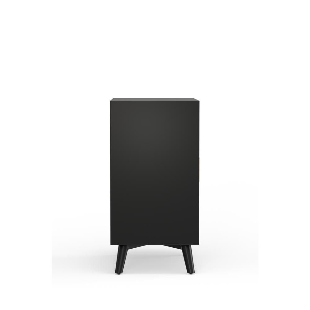 Flynn Small Bar Cabinet, Black