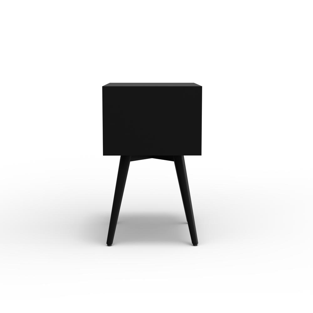 Flynn Small Nightstand, Black