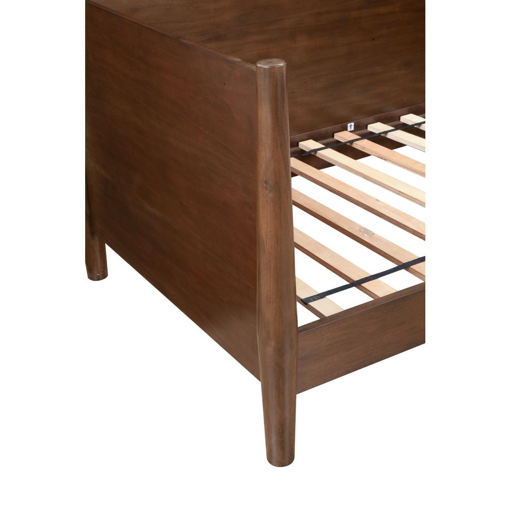 Flynn Mid Century Modern Twin Size Day Bed, Walnut