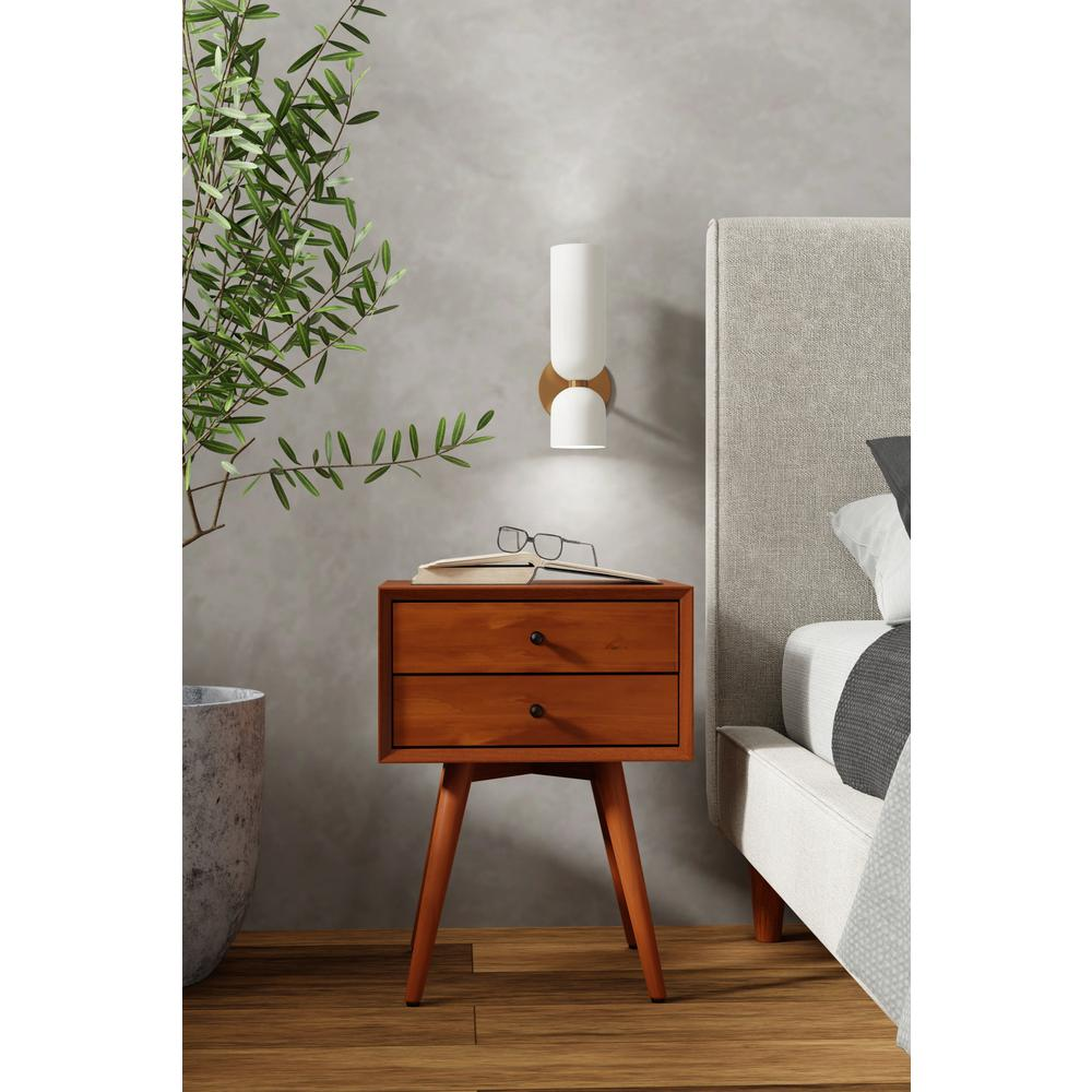 Flynn Small Nightstand, Acorn